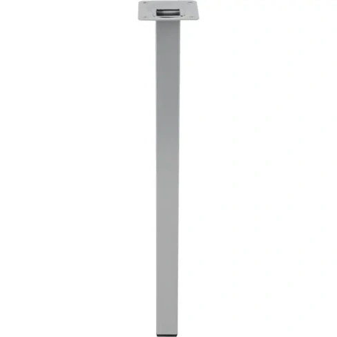 Ножка квадратная 400х25 мм сталь максимальная нагрузка 50 кг цвет серый EDSON Опора