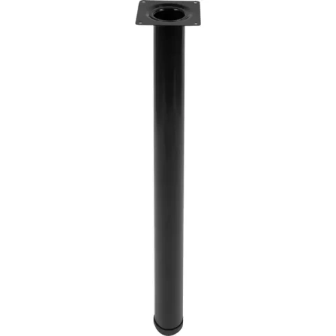 Ножка круглая 710х50 мм сталь максимальная нагрузка 50 кг цвет черный EDSON Опора