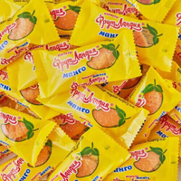 Конфеты Фрутландия в форме долек со вкусом манго ТМ Славянка 6 кг