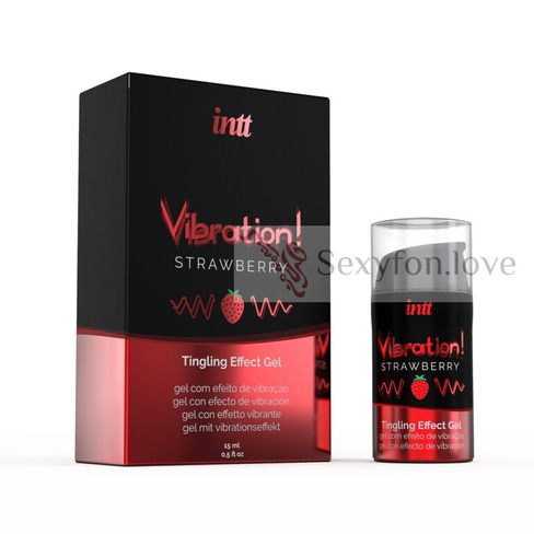 Жидкий интимный гель с эффектом вибрации Intt (Жидкий интимный гель с эффектом вибрации Intt (Strawberry, 15мл))
