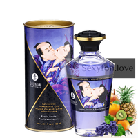 Массажное масло с афродизиаком Shunga "Aphrodisiac Warming oil" (Exotic Fruits), 100 мл.