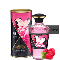 Массажное масло с афродизиаком Shunga "Aphrodisiac Warming oil" (Raspberry Feeling), 100 мл.
