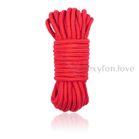 Веревка для связывания, 10 метров (Веревка для связывания, 10 метров (Красный))
