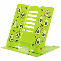 Подставка для книг и учебников BRAUBERG KIDS Avocado регулируемый угол наклона металл 238052