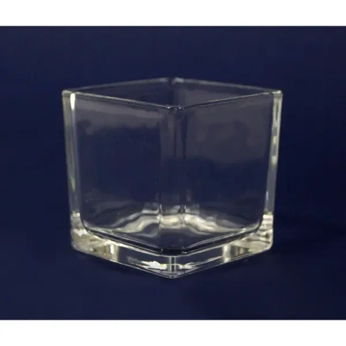 Подсвечник Evis Стеклянный кубик 80x80 см стекло цвет прозрачный EVIS None