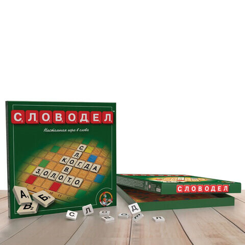 Игра настольная Словодел зеленый 0309