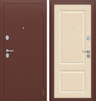Входная металлическая дверь "Тайга-7" бежевый клен