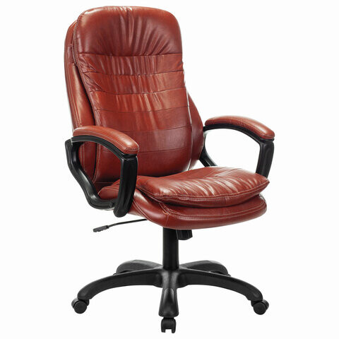 Кресло офисное BRABIX PREMIUM Omega EX-589 экокожа коричневое 532096
