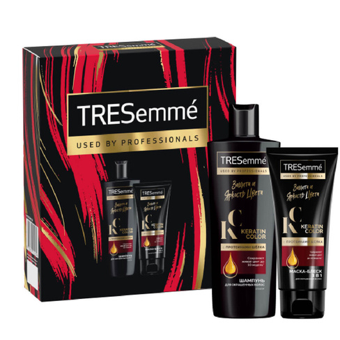 Подарочный набор Шампунь+Маска для волос Защита и яркость цвета 230мл +200мл, TRESEMME Tresemme
