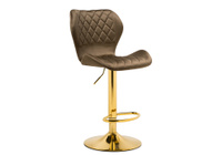 Барный стул Porch cappuccino - gold M-lion мебель