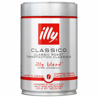 Кофе в зернах ILLY Classico ИТАЛИЯ 250 г в жестяной банке арабика 100% ИТАЛИЯ 52