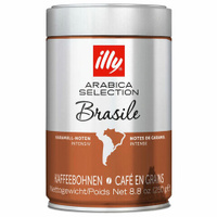 Кофе в зернах ILLY Brasil ИТАЛИЯ 250 г в жестяной банке арабика 100% ИТАЛИЯ 7006