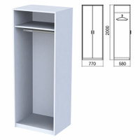 Шкаф каркас для одежды Арго 770х580х2000 мм серый