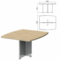 Столешница базы стола для переговоров Приоритет 1400х1200х750 мм кронберг К-911 К-911 кронберг