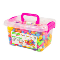 Конструктор POP-BEADS для творчества и игр 550 бусин браслеты кольца BRAUBERG KIDS 664698