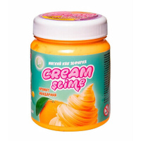 Слайм лизун Cream-Slime с ароматом мандарина 250 г SLIMER SF02-K