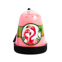 Слайм лизун Slime Jungle Фламинго с розовым фишболом 130 г ВОЛШЕБНЫЙ МИР S300-29