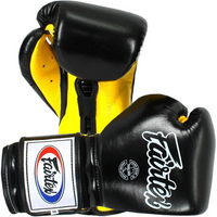 Боксерские перчатки Fairtex BGV9 Mexican Style Black/Yellow. 16oz