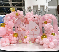 Фотозона с воздушными шарами "Фламинго"