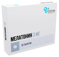 Мелатонин таб. п о плен. 3мг №30 Озон ООО