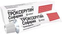 Троксерутин гель д наруж.прим. 2% 40г Sopharma AD