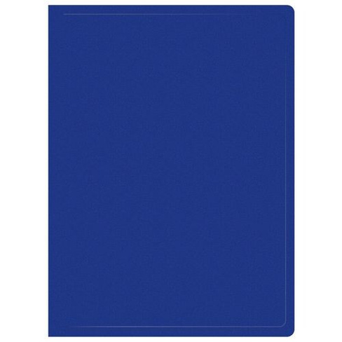 Папка Buro -ECB10BLUE, 10шт вкладышей, A4, пластик, 0.5мм, синий 50 шт./кор.