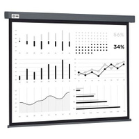Экран Cactus Wallscreen CS-PSW-180X180-SG, 180х180 см, 1:1, настенно-потолочный серый