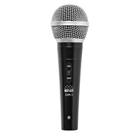 Микрофон проводной B52 DM-1(динамический, 85Дб, 100-12000Гц, кабель 3м, jack 6,3 мм)