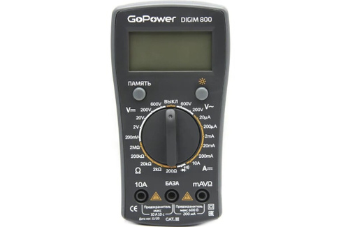 Мультиметр DigiM 800 GoPower