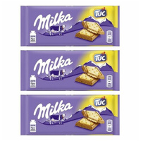 Шоколад Milka Tuc (3 шт. по 87 гр.)