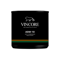 Краска-грунт VinCore ADM-10 антикоррозинная на водной основе, серая 3,4 кг
