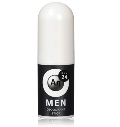 Shiseido Ag Deo 24 MEN Deodorant Stick Мужской дезодорант - стик с ионами серебра, без запаха, 20гр