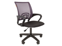Офисное кресло Chairman 696 LT Серый, сетчатый акрил / Черный, ткань