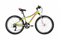 Велосипед Foxx 12" Camellia 24" зеленый (2021)