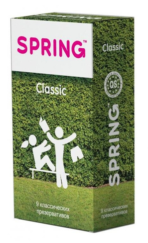 Презервативы SPRING™ Classic, 12 шт./уп. (классические) Spring