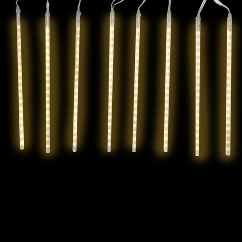 Товар для праздника Neon-Night Гирлянда Тающие сосульки светодиодная, 8 шт х 50 см, шаг 50 см, 230 В, Теплые Белые свето
