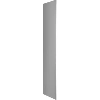 Дверь для шкафа Лион 39.6x193.8x1.6 см цвет серый глянец Без бренда