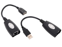 Адаптер-удлинитель USB-AMAF/RJ45 по витой паре до 45м Telecom CU824 VCOM Telecom