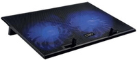 CBR CLP 17202, Подставка для ноутбука до 17, 390x270x25 мм, с охлаждением, 2xUSB, вентиляторы 2х150 мм, 20 CFM, LED-подс
