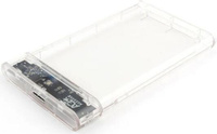 Внешний корпус для HDD/SSD AgeStar 3UB2P4C SATA III пластик прозрачный 2.5 Age Star