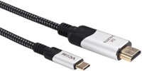 Кабель-адаптер USB 3.1 Type-Cm --> HDMI A(m) 8K@30Hz, 1.8m,Alumi Shell,VCOM VCOM Telecom
