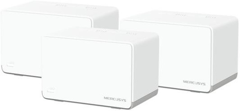 Бесшовный Mesh роутер Mercusys Halo H70X(3-pack) AX1800 10/100/1000BASE-TX компл.:устройство/крепления/адаптер белый (уп