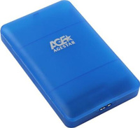 Внешний контейнер для HDD 2.5 SATA AgeStar 3UBCP3 USB3.1 пластик синий Age Star