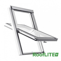 Мансардное окно RoofLite+ TRIO PVC APY B1500 55*98 Двухкамерное ПВХ Руфлайт+