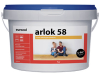 Клей Arlok 58 1-К SMP паркетный клей 7кг