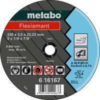 Круг отрезной METABO 616738000 Flexiamant 125x2.5мм прямой А30Р по нержавеющей стали Metabo