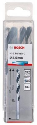 10 HSS PointTeQ сверл 8.5 мм 2608577253 BOSCH, Упак Bosch