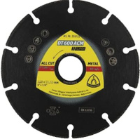 Алмазный диск Отрезной диск Klingspor DT/SUPRA/DT600ACM/S 125 ммx1.3 ммx22.2 мм