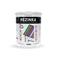 Резиновая краска - REZINKA 1 литр RAL 6002 зеленая листва Elastomeric Systems