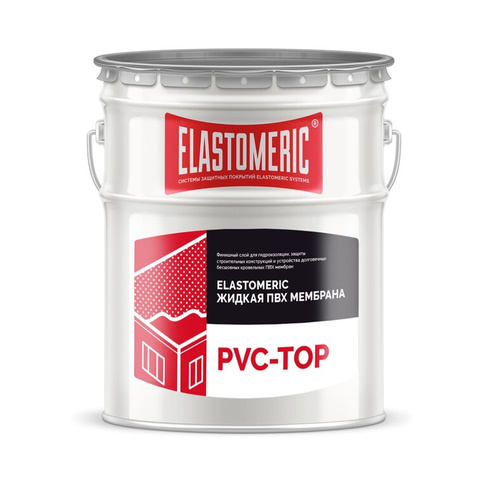 Жидкая ПВХ мембрана Elastomeric PVC - TOP финишный слой 20 кг